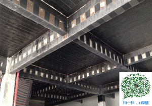 高明碳纤维板加固