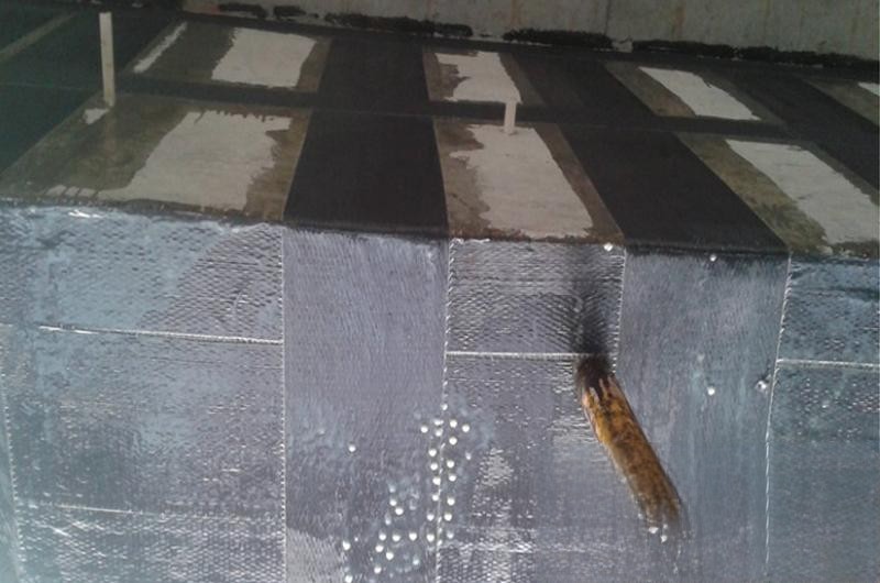 高明楼板使用碳纤维加固